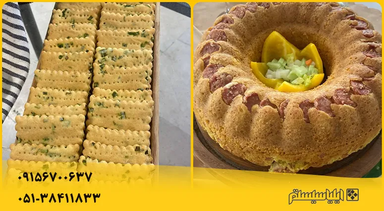 نمونه کراکرهای ساخته شده در دوره فینگرفود مشهد